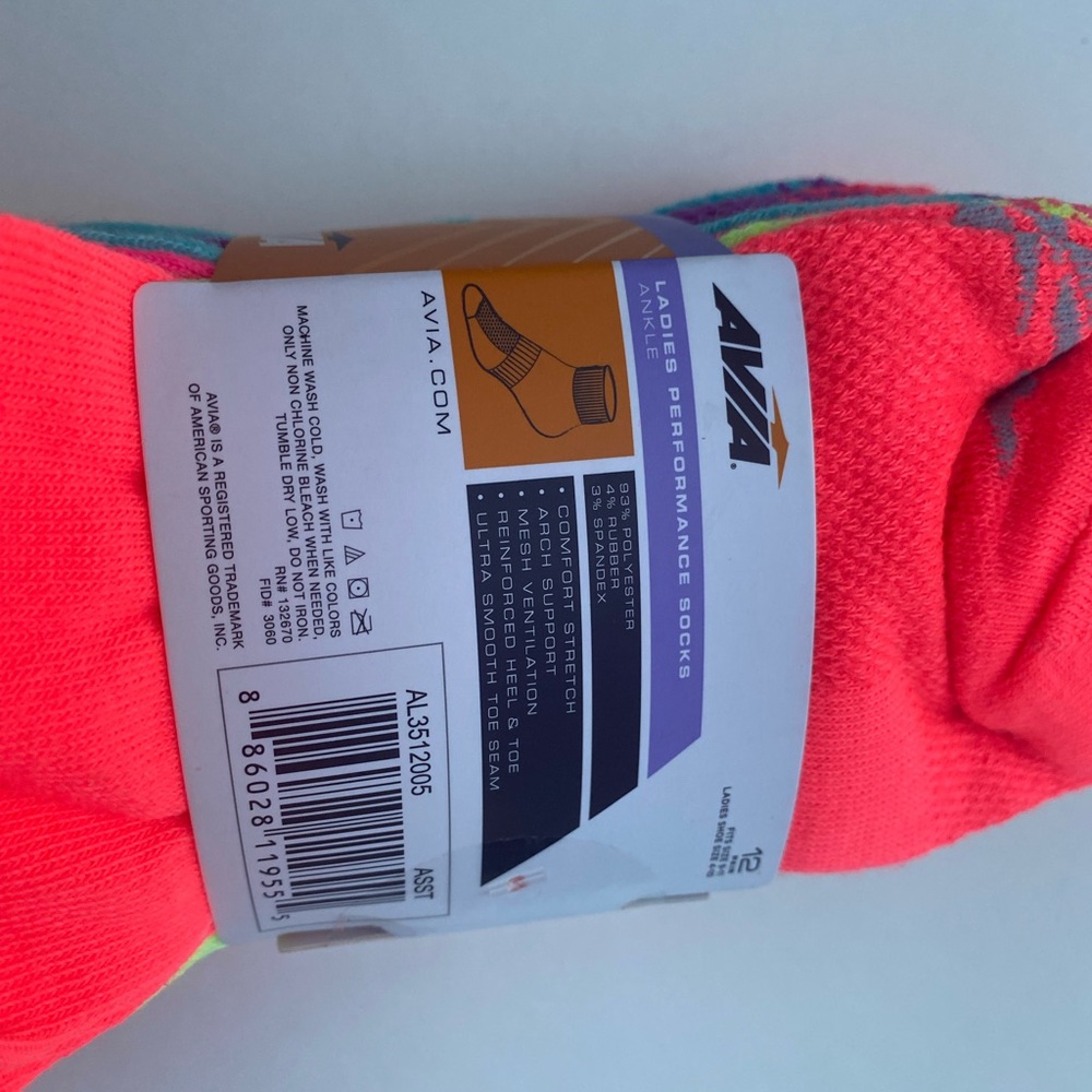 NEW Avia 12 pack socks - Picture 2 of 5